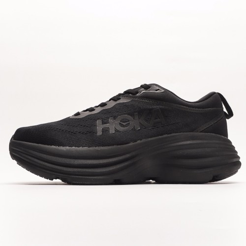Hoka Bondi 8 (Solid Black)