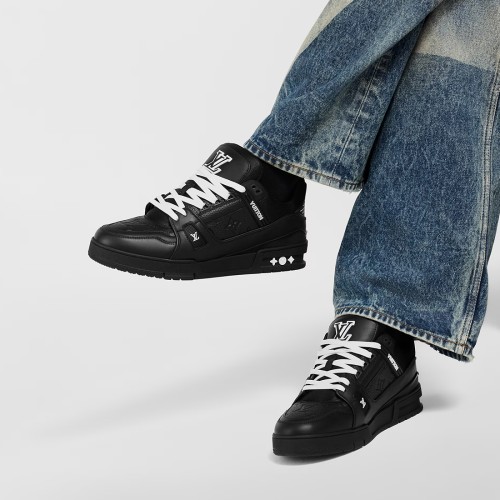 LV Trainer Sneaker Black