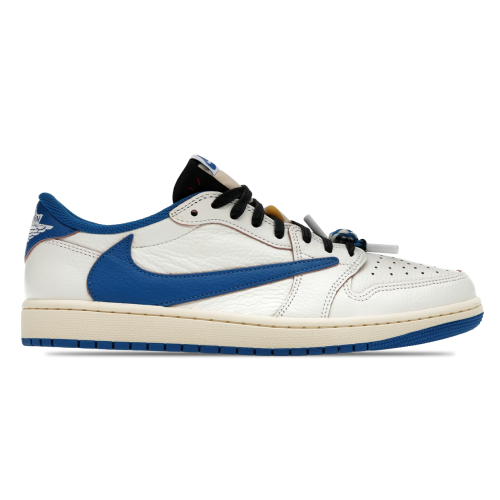 Air Jordan 1 Low Fragment Design x Sail Military Blue
